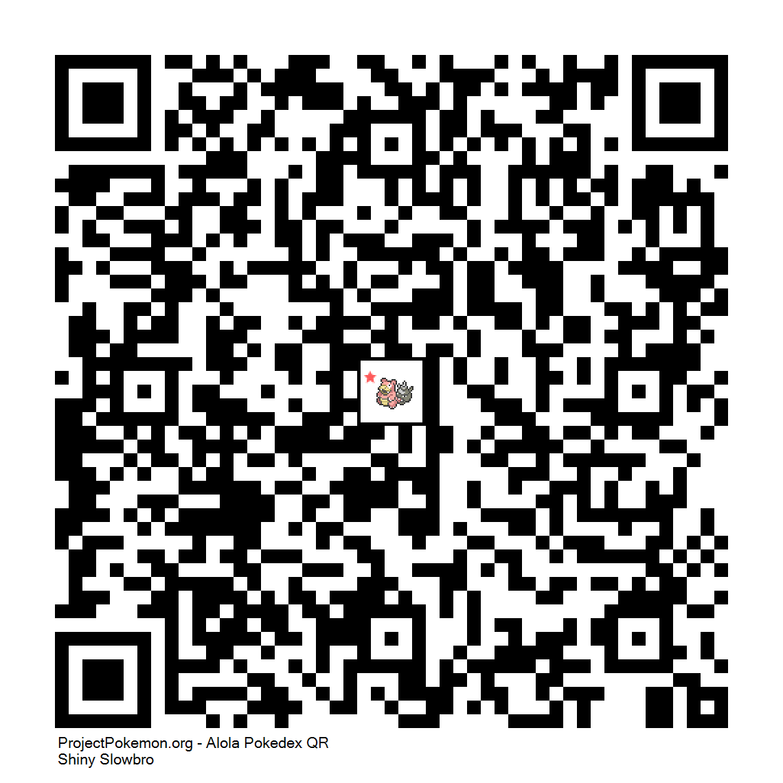 Cdigo QR de Slowbro variocolor